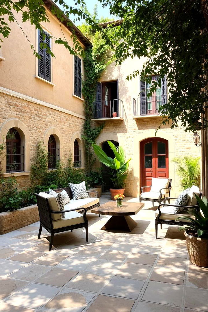 Inviting Courtyard Spaces - 22 Mediterranean Interior Design Ideas