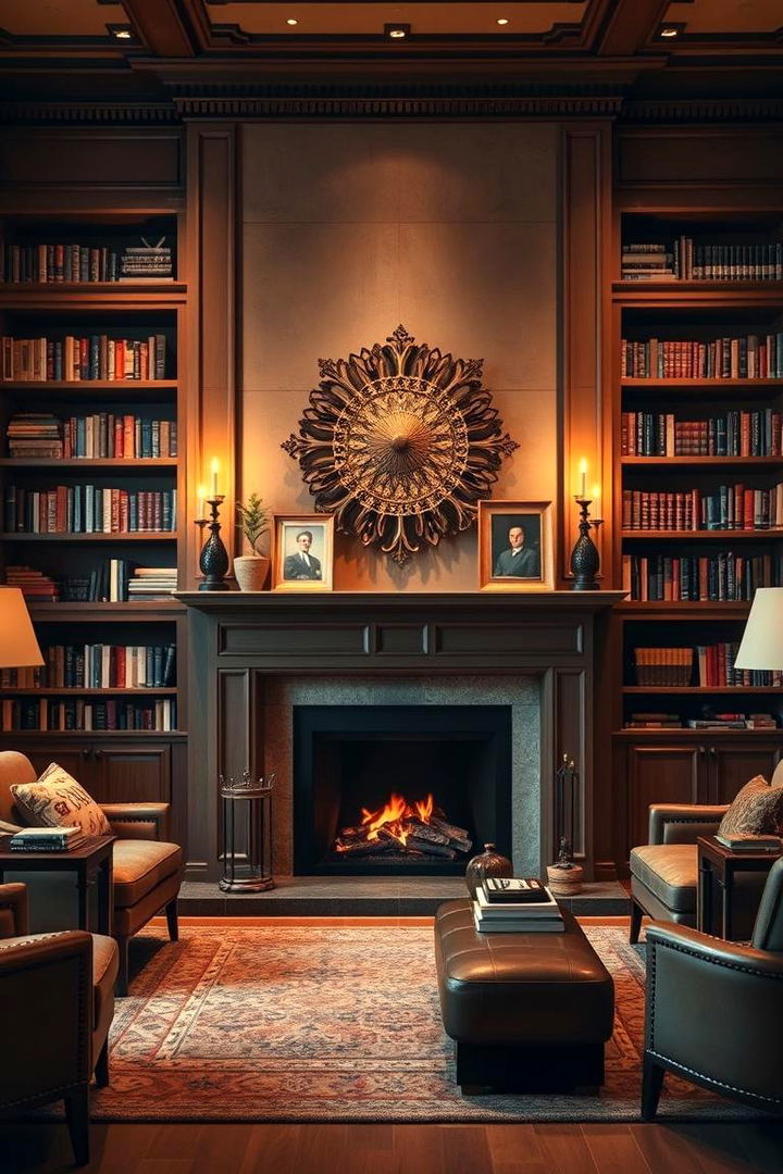 Inviting Decor - 22 Fireplace With Bookshelves
