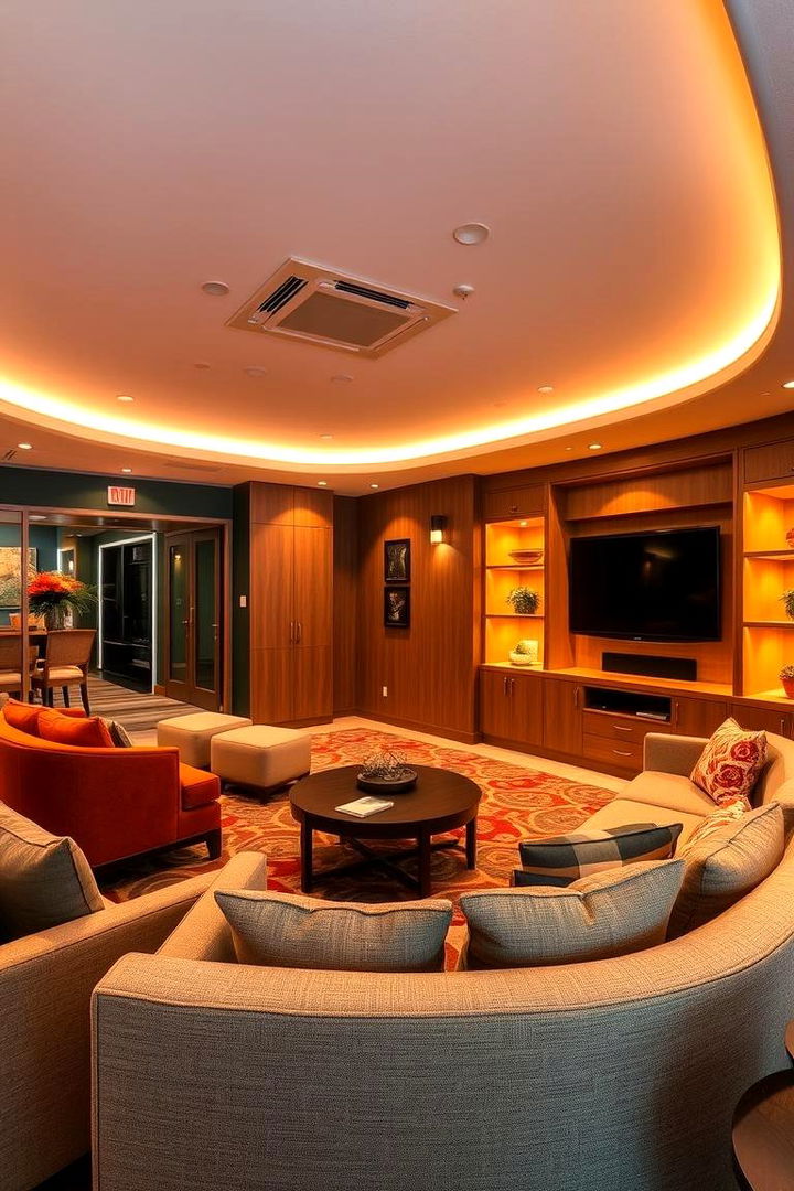 Inviting Entertainment Zones - 22 Open Floor Plan Ideas