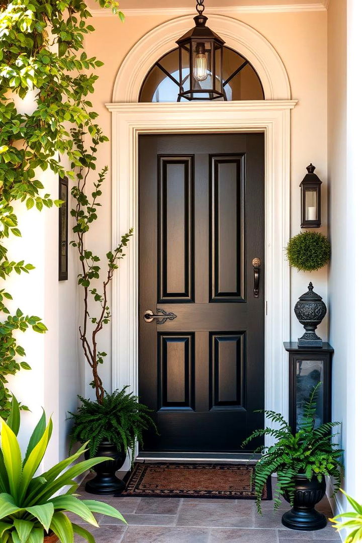 Inviting Entry with Detailed Touches - 22 Curb Appeal Ideas
