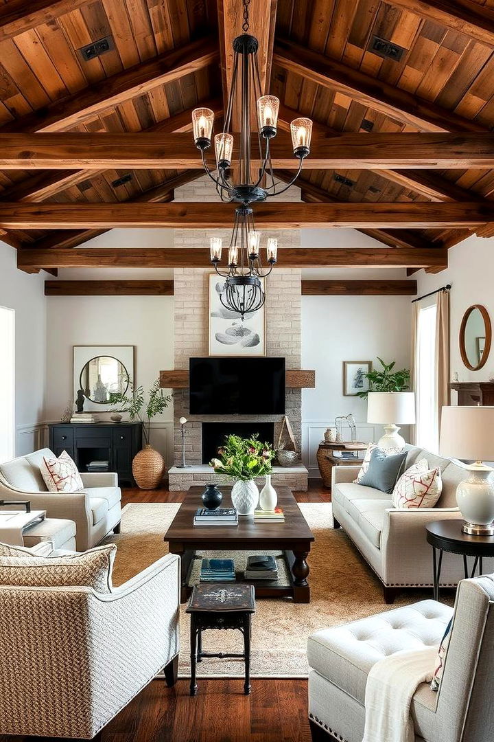 Inviting Farmhouse Elegance - 22 Joanna Gaines Living Room Ideas