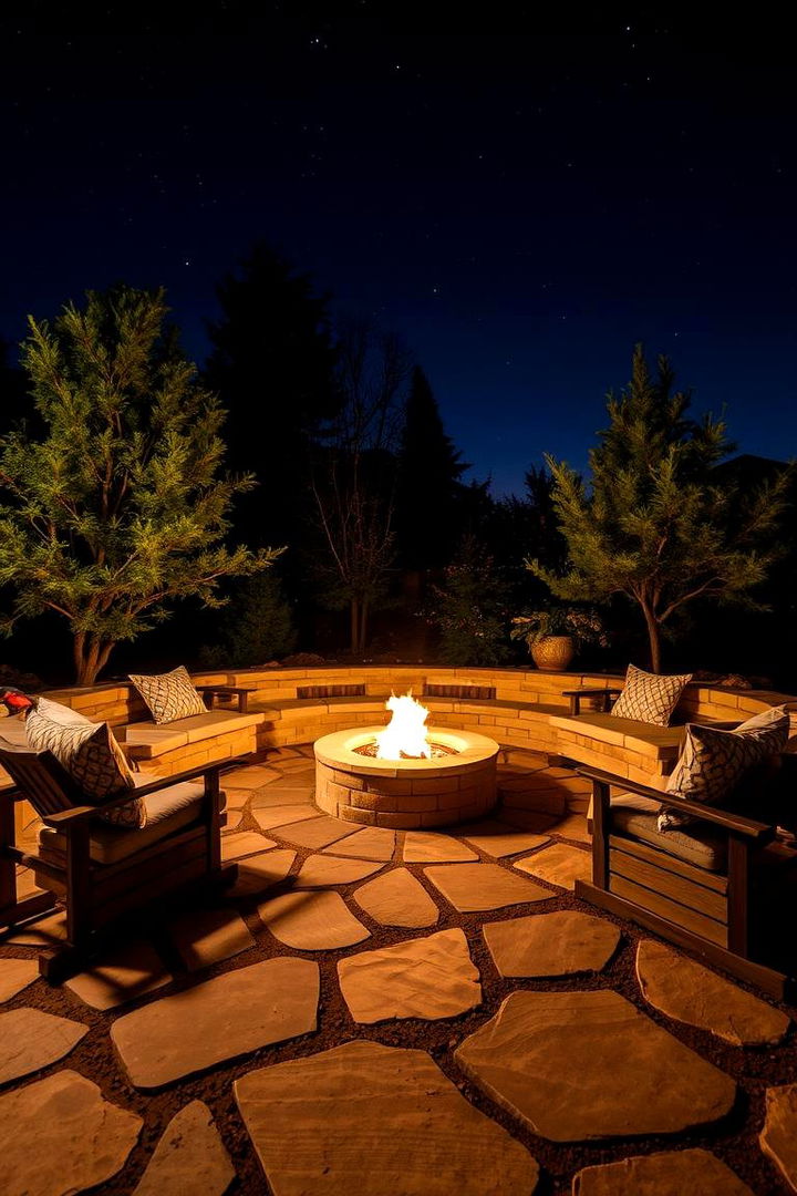 Inviting Fire Pit Area - 22 Arizona Backyard Ideas