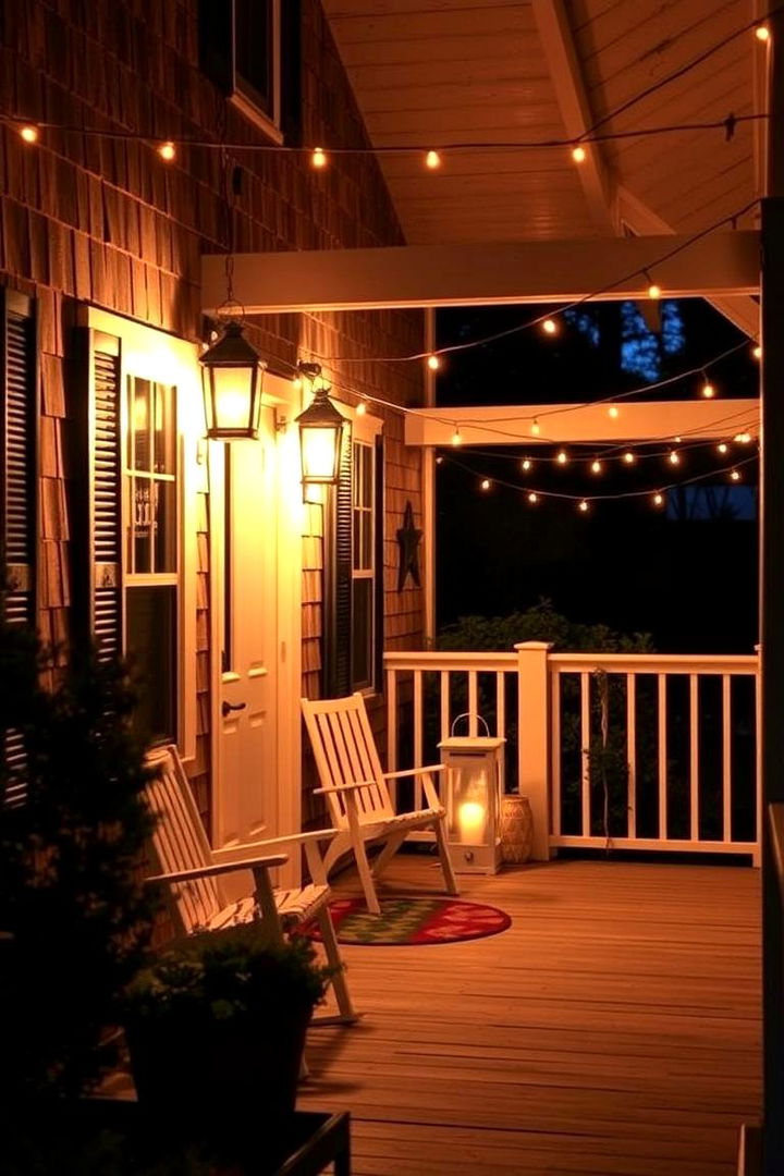 Inviting Outdoor Lighting Ideas - 22 Small Cape Cod Front Porch Ideas