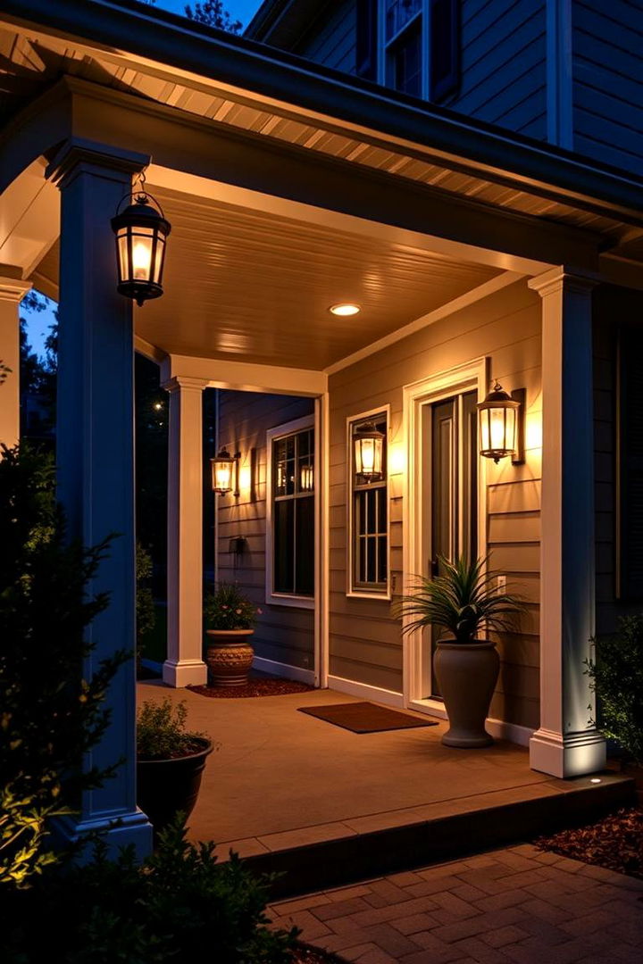 Inviting Outdoor Lighting - 22 Raised Ranch Front Porch Ideas