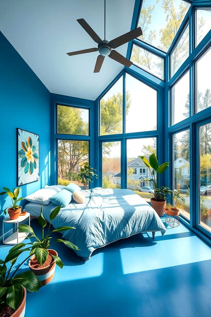 Inviting Outdoor Views - 22 Girls Blue Bedroom Ideas
