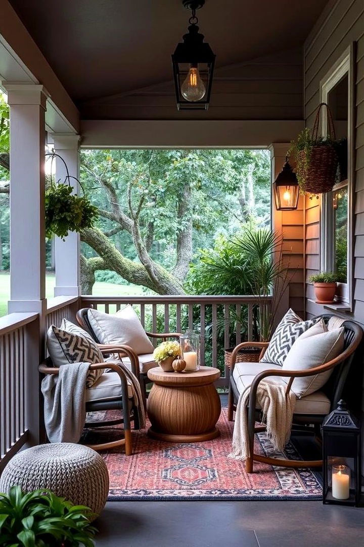 Inviting Relaxation Nook - 22 Large Front Porch Ideas