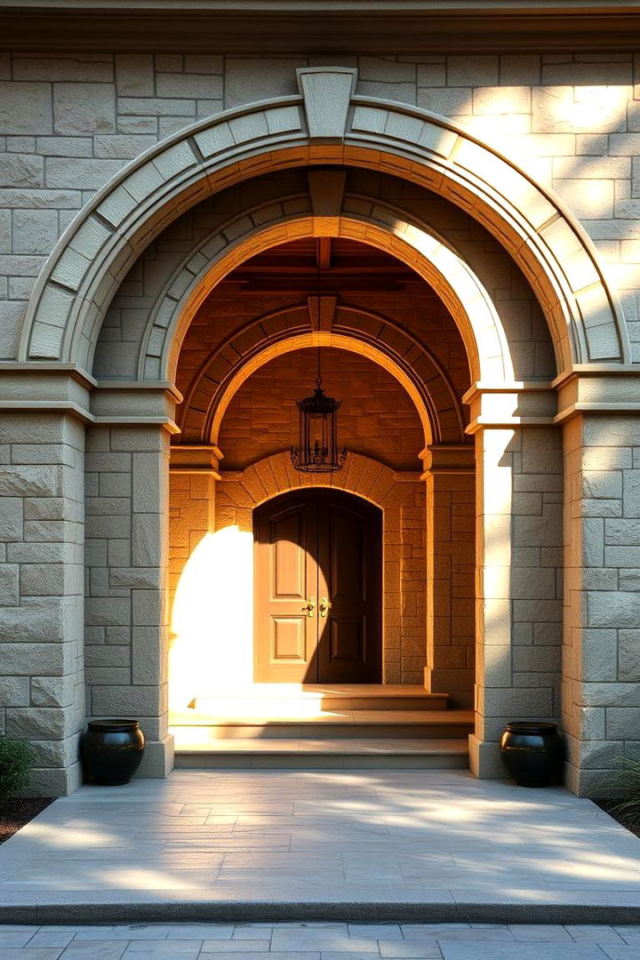 Inviting Stone Entryways - 22 Stone Exterior Home Ideas