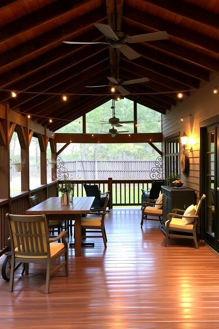 Inviting Under Deck Dining Experience - 22 Under Deck Ideas