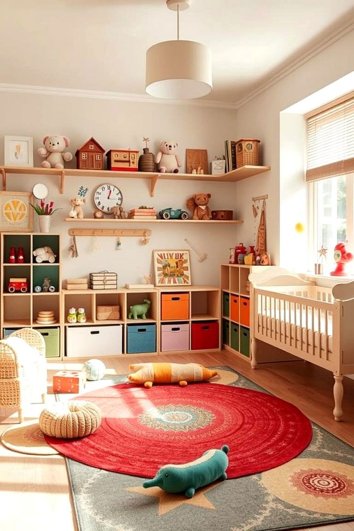 Inviting Vintage inspired Play Area - 22 Vintage Nursery Ideas