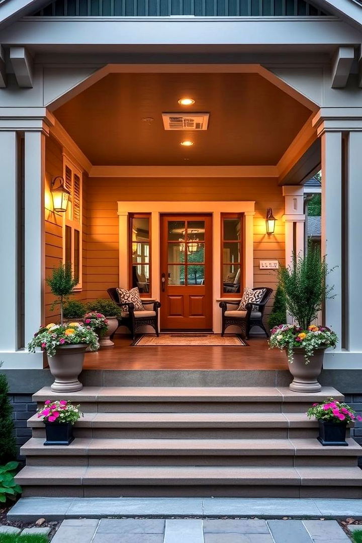 Inviting Wide Front Porches - 22 Craftsman Style House Exterior Ideas