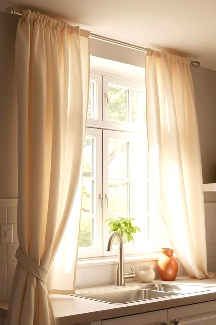 Inviting Window Treatments - 22 Cashmere Kitchen Ideas