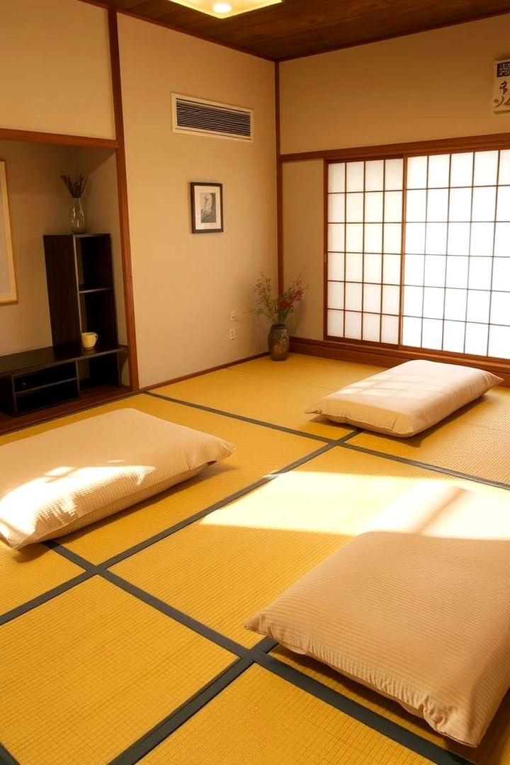 Japanese Tatami Low Profile Beds - 22 2 Beds in One Small Room Ideas
