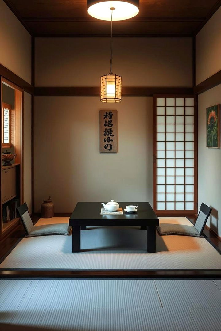 Japanese Tea Corner - 22 Japanese Bedroom Design Ideas