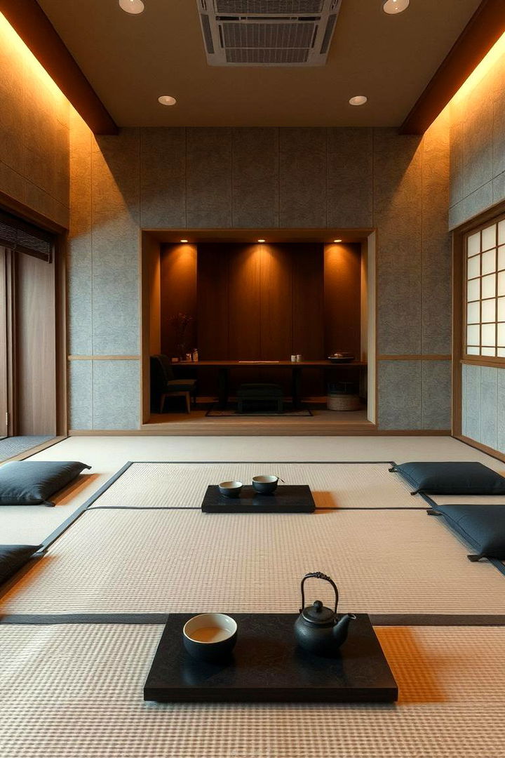 Japanese Tea Room Ambiance - 22 Japanese Interior Design Ideas