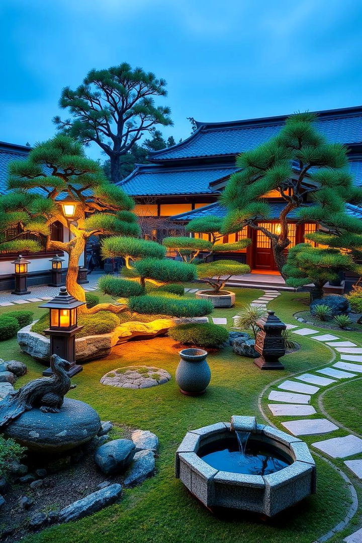 Japanese Traditional Bonsai Setting - 22 Bonsai Garden Ideas