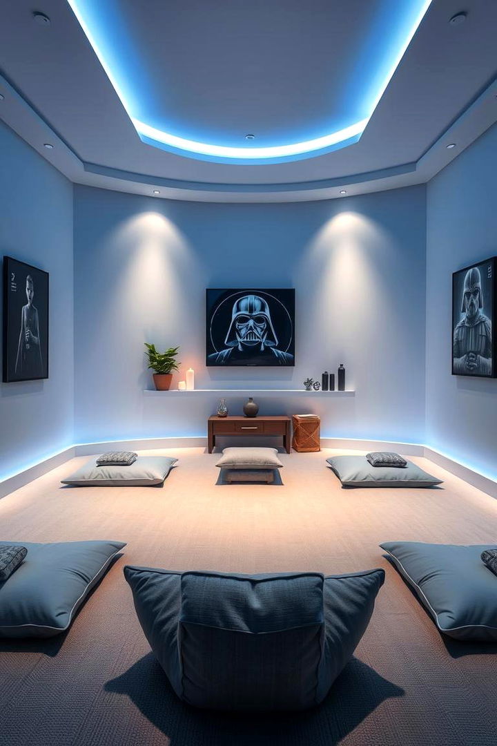 Jedi Meditation Chamber - 22 Star Wars Man Cave Ideas