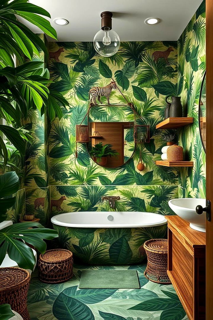 Jungle Safari Theme - 22 Boy Bathroom Ideas