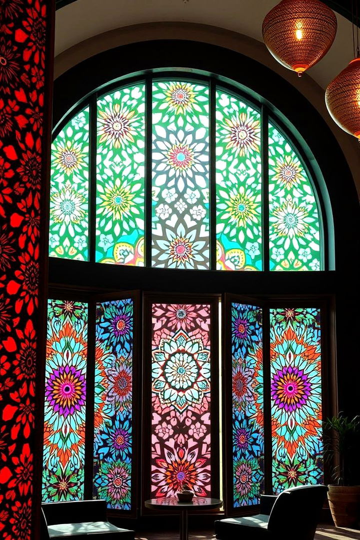 Kaleidoscopic Pattern Screens - 22 Room Divider Ideas