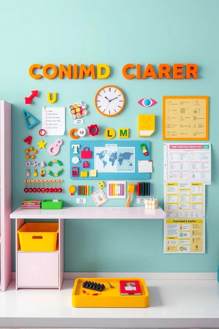 Kids Creative Command Center - 22 Command Center Ideas