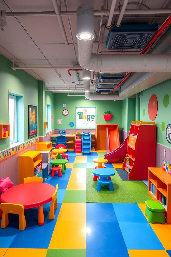 Kids Play Area - 22 Basement Ideas