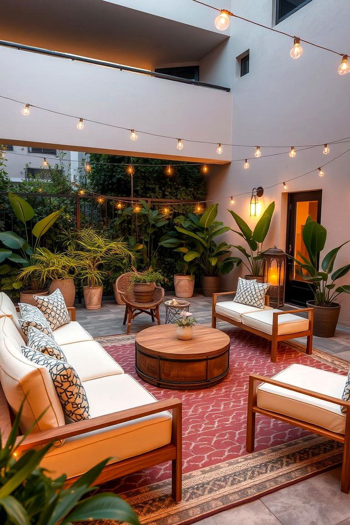L Shaped Patio Lounge - 22 L Shaped Backyard Ideas