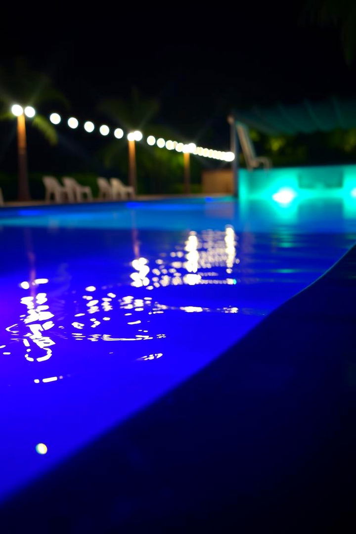 LED Ambient Lighting Pools - 22 Swimming Pool Ideas