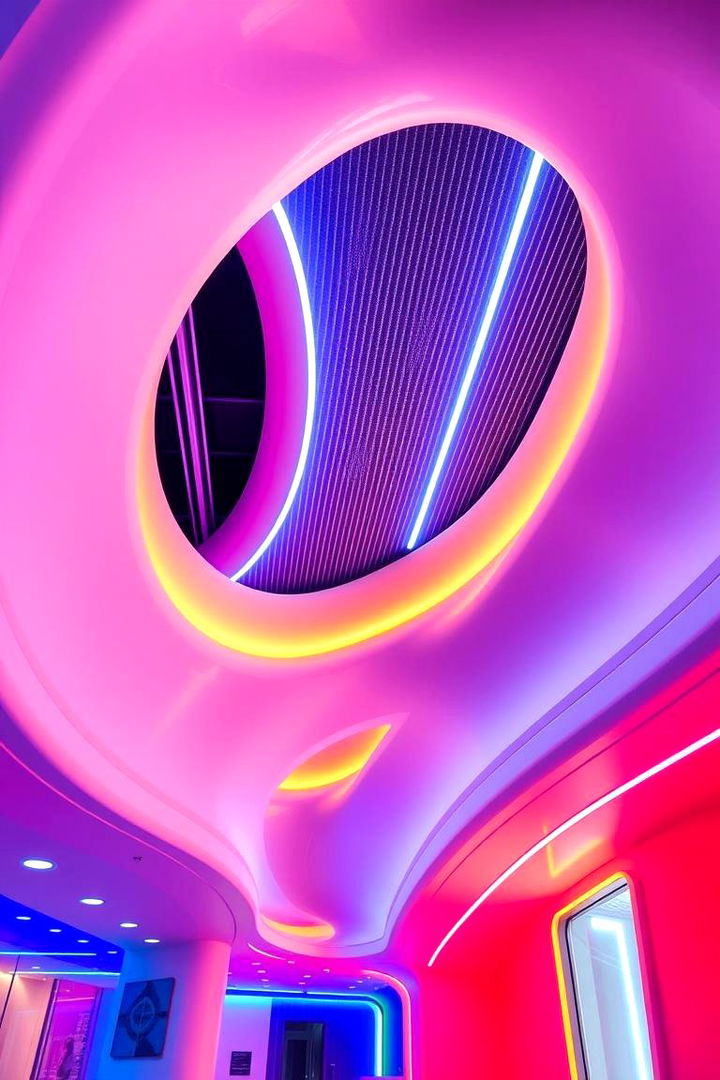 LED Enhanced Pop Ceilings - 22 Pop Ceiling Design Ideas