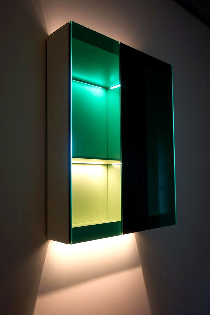 LED Illuminated Wall Mounted Cabinets - 22 Bathroom Cabinet Ideas