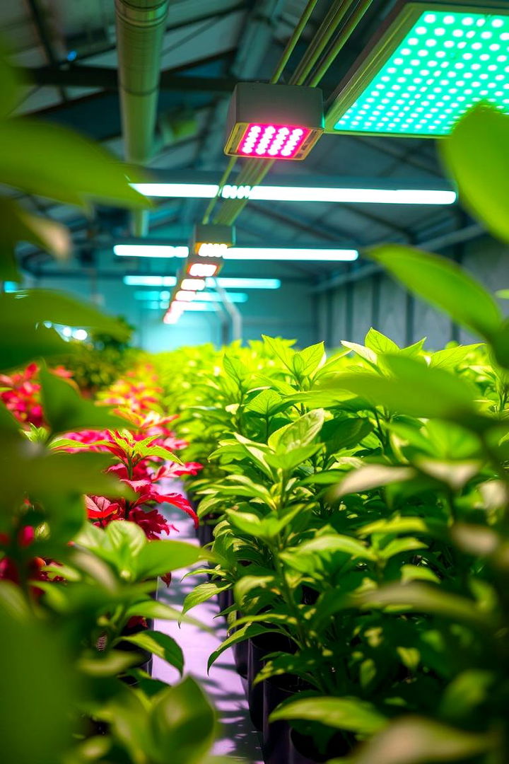 LED Light Greenhouse - 22 Indoor Greenhouse Ideas