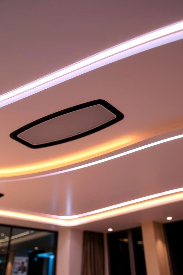 LED Lighting Integration - 22 Accent Ceiling Ideas