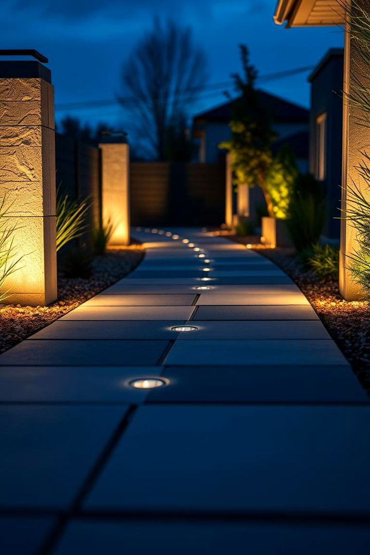 LED Lit Composite Walkways - 22 Composite Walkway Ideas