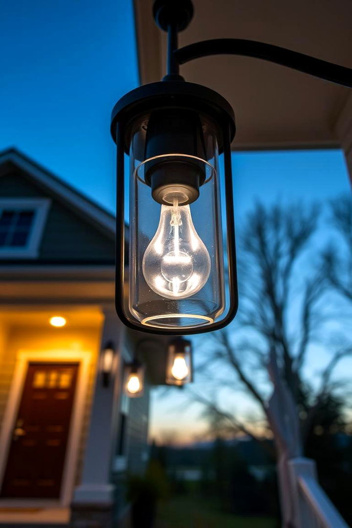 LED Modern Fixtures - 22 Front Porch Lighting Ideas
