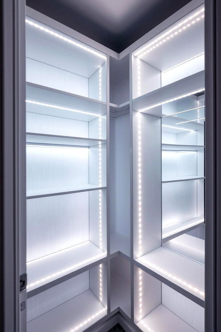 LED Rope Light Installations - 22 Closet Lighting Ideas