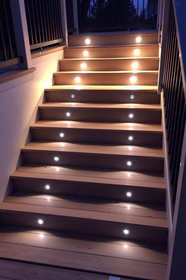LED Step Lights for Enhanced Safety - 22 Deck Lighting Ideas