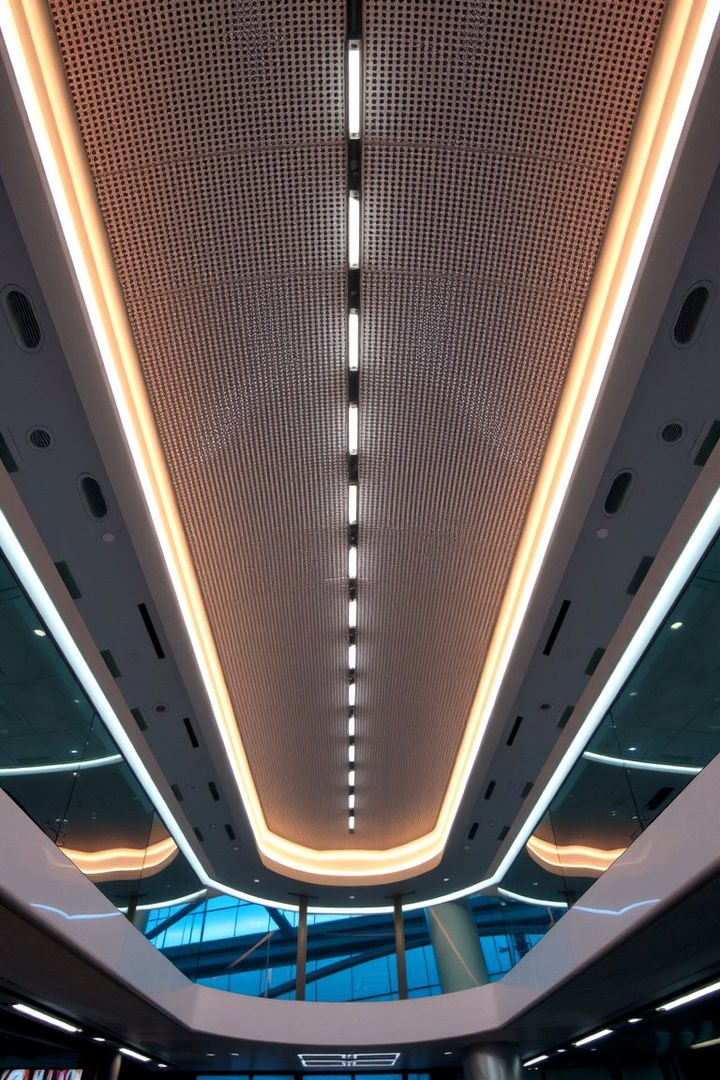 LED Strip Accents for Modern Minimalism - 22 Vaulted Ceiling Lighting Ideas