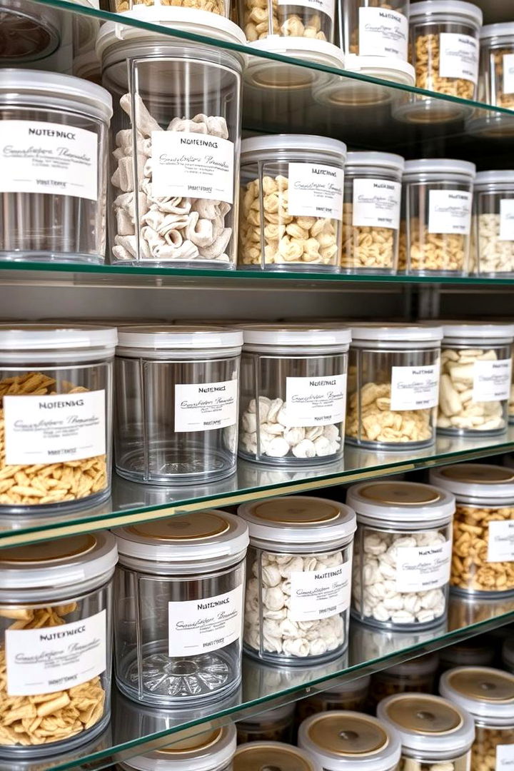 Labeled Plastic Containers - 22 Comforter Storage Ideas