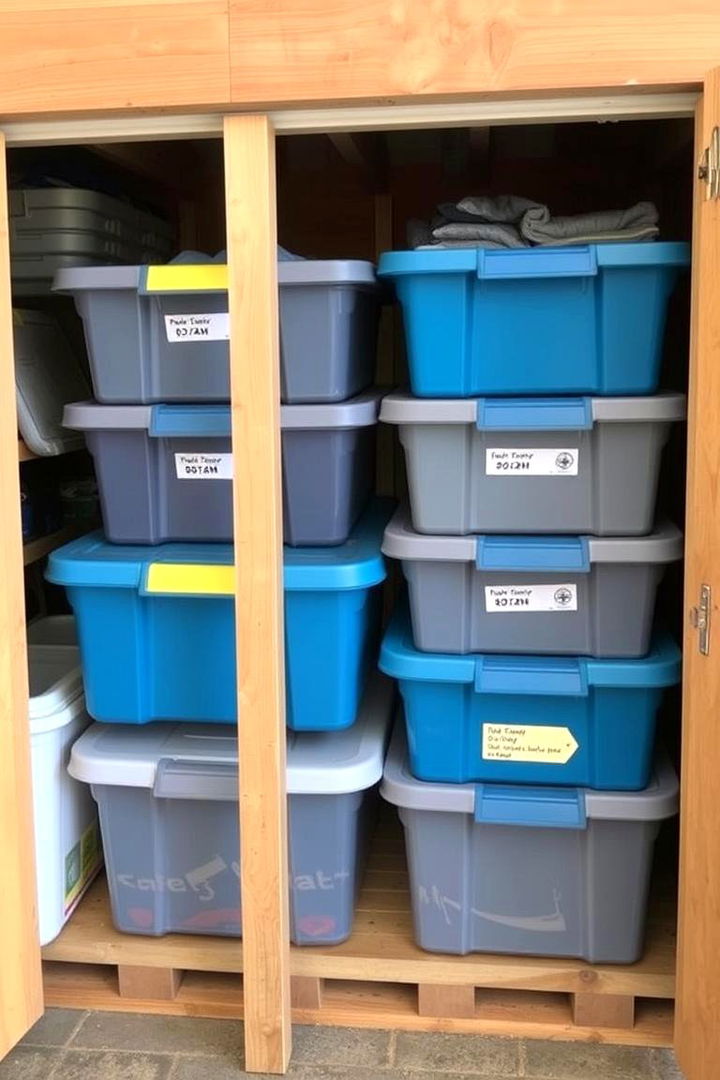 Labeling Systems - 22 Shed Organization Ideas