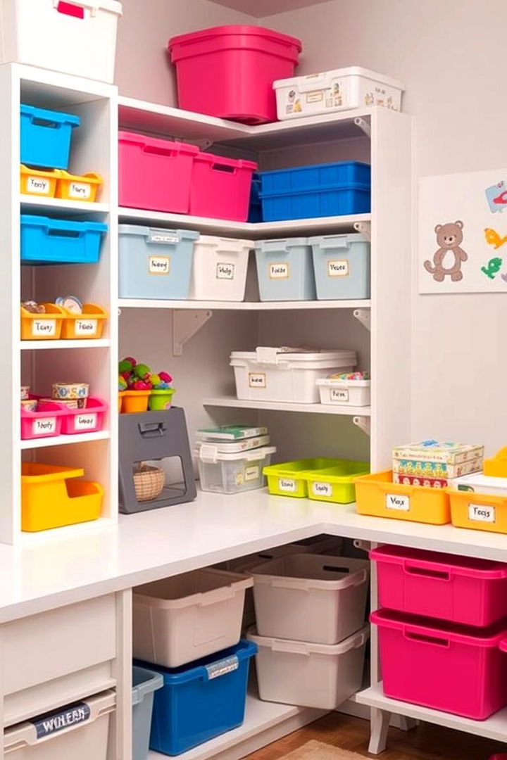 Labeling Systems for Storage - 22 Nursery Storage Ideas