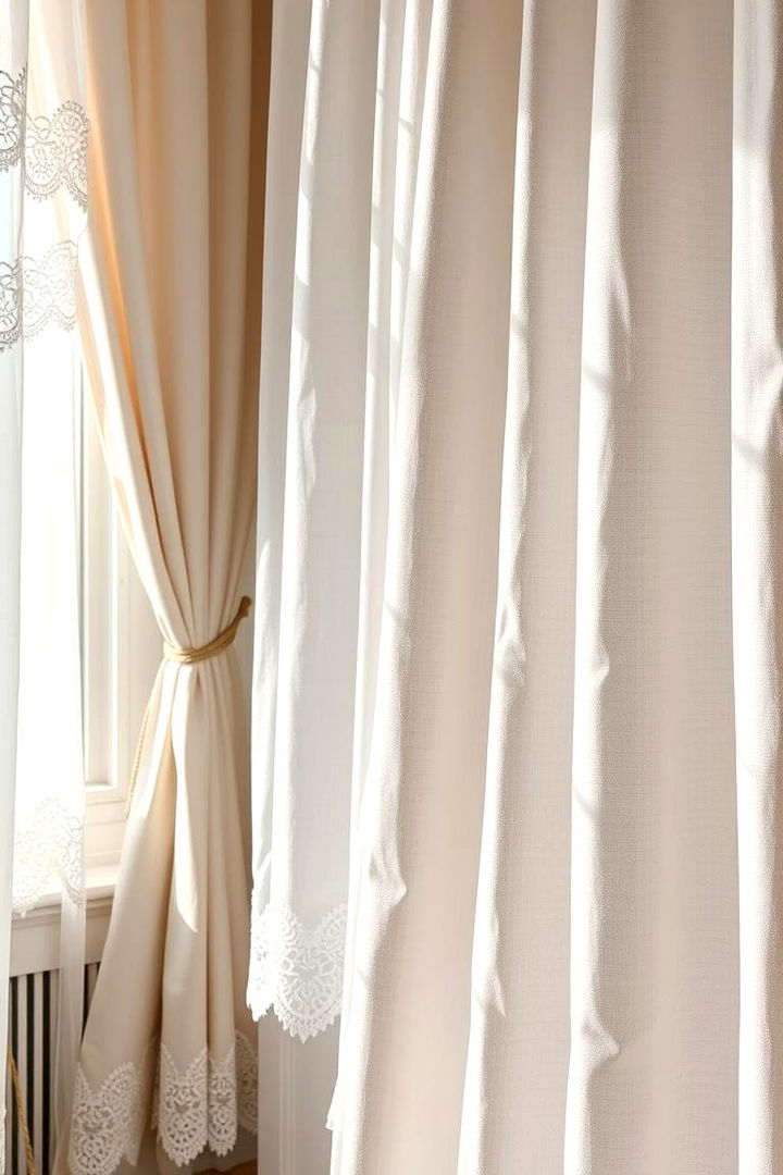 Lace and Linen Textures - 22 Cottagecore Interior Design Ideas
