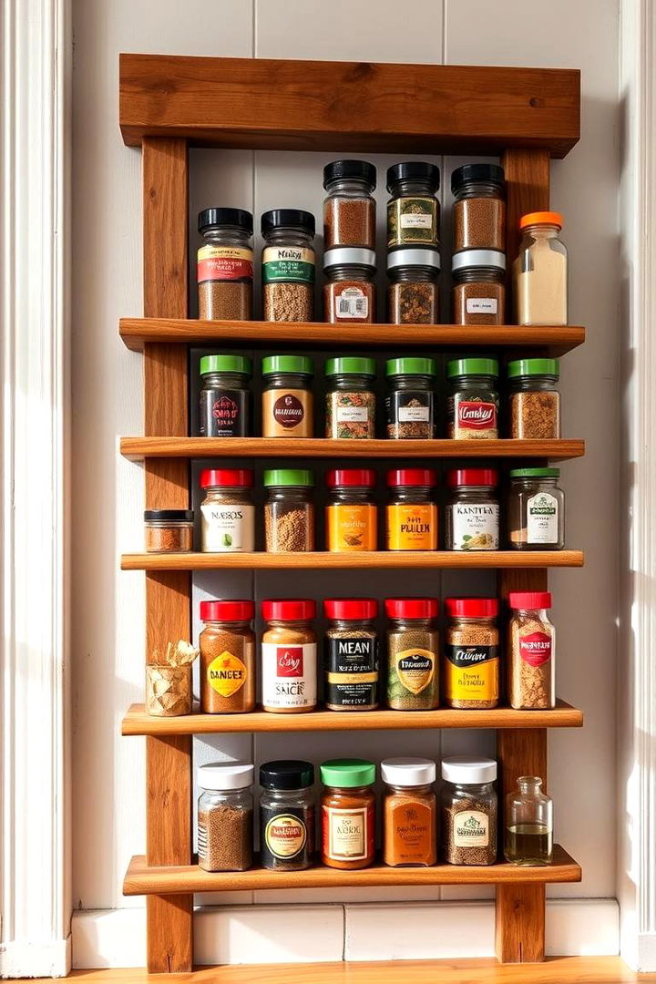 Ladder Style Spice Rack - 22 Spice Rack Ideas