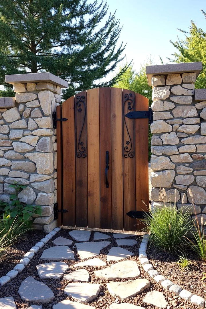 Landscape Integrated Gates - 22 Front Gate Ideas
