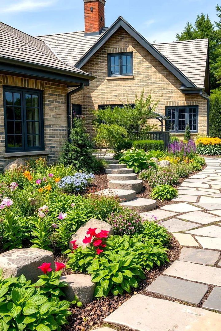 Landscape Integrated Green Brick Solutions - 22 Green Brick Exterior Home Ideas