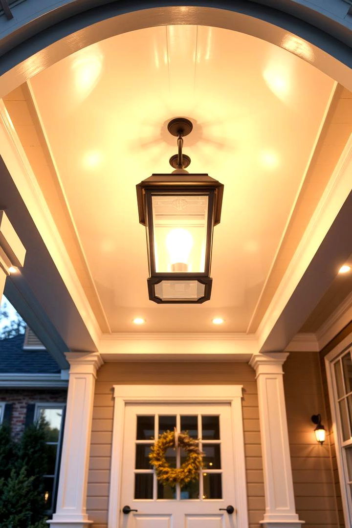 Lantern Inspired Roof - 22 Front Porch Roof Ideas