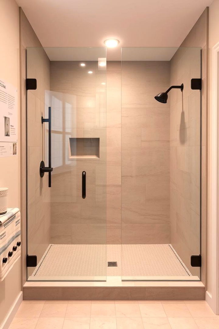 Large Format Tiles - 22 Walk-in Shower Tile Ideas