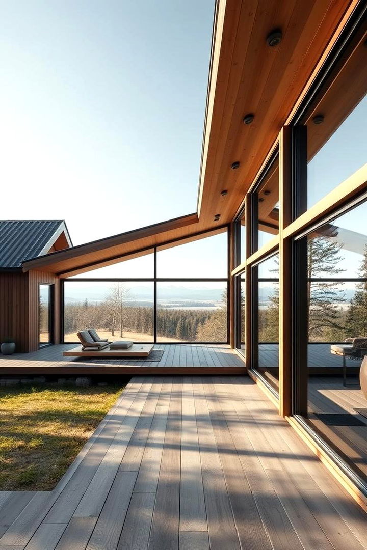Large Windows with Panoramic Views - 22 Scandinavian House Exterior Ideas