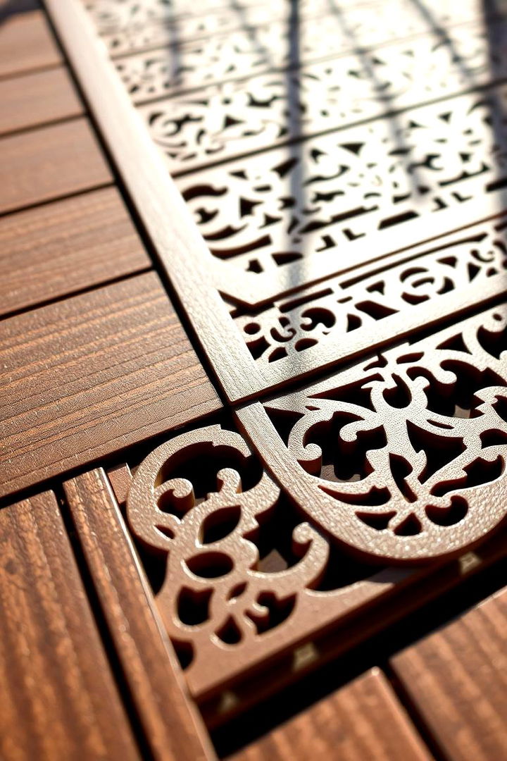 Laser Cut Patterned Lattice - 22 Deck Lattice Ideas