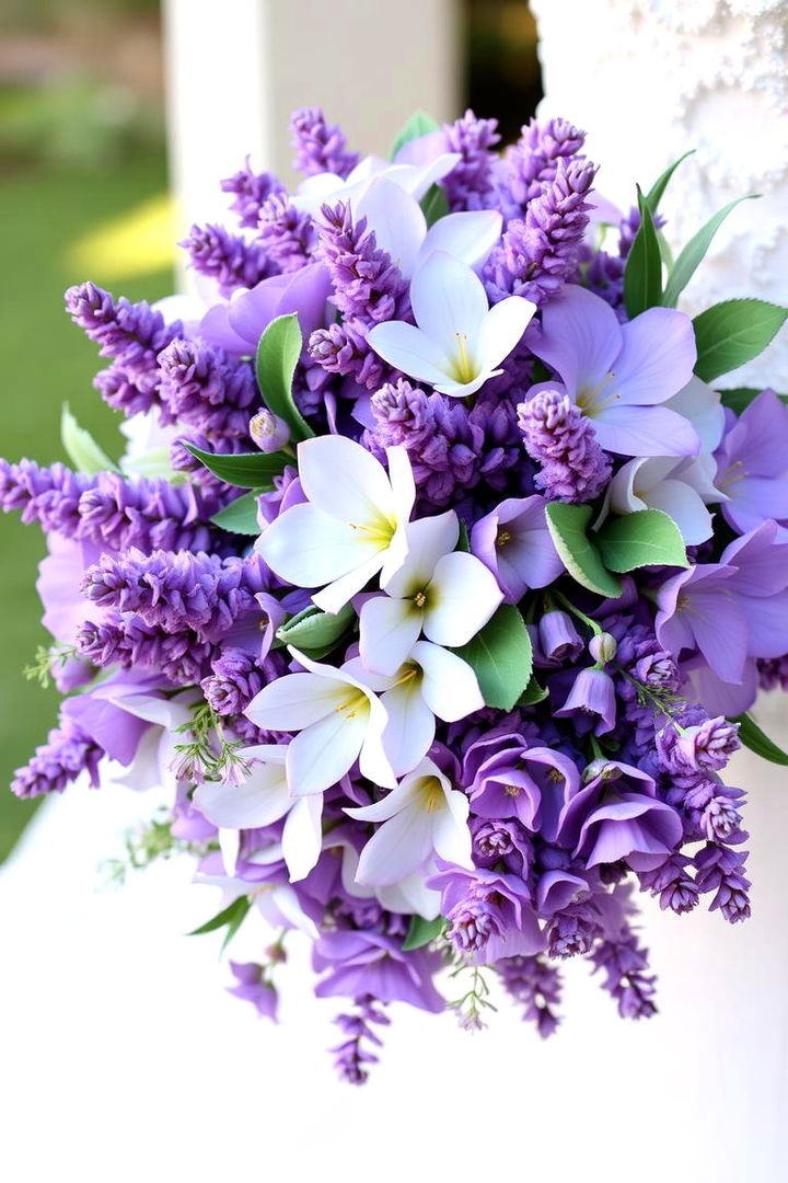 Lavender Bridal Bouquet - 22 Lavender Wedding Ideas