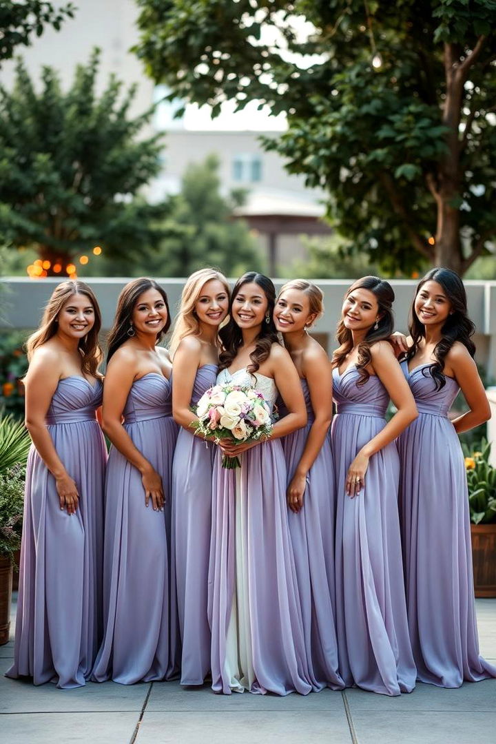 Lavender Bridesmaids Dresses - 22 Lavender Wedding Ideas