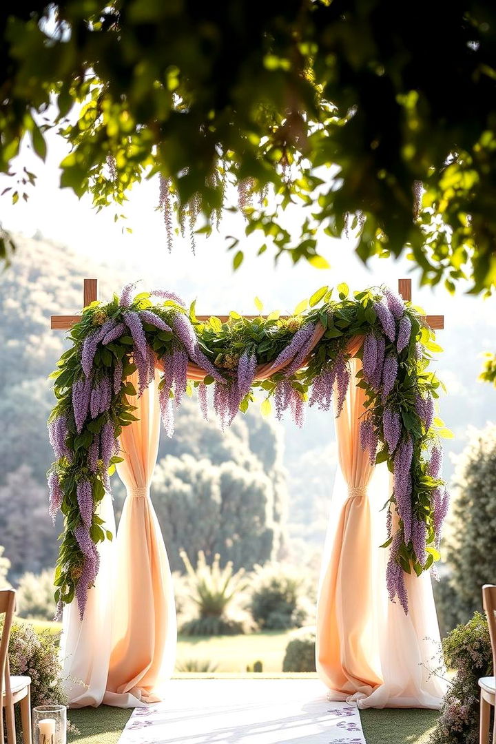 Lavender Ceremony Arches - 22 Lavender Wedding Ideas