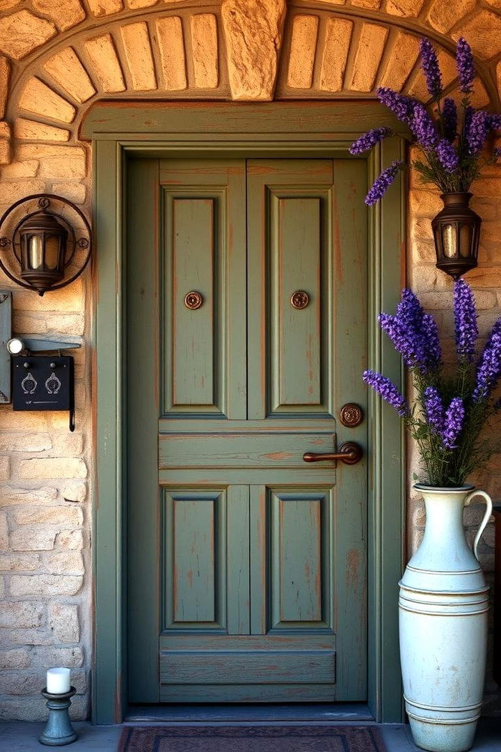 Lavender Inspired Vintage Charm - 22 Lavender Front Door Ideas